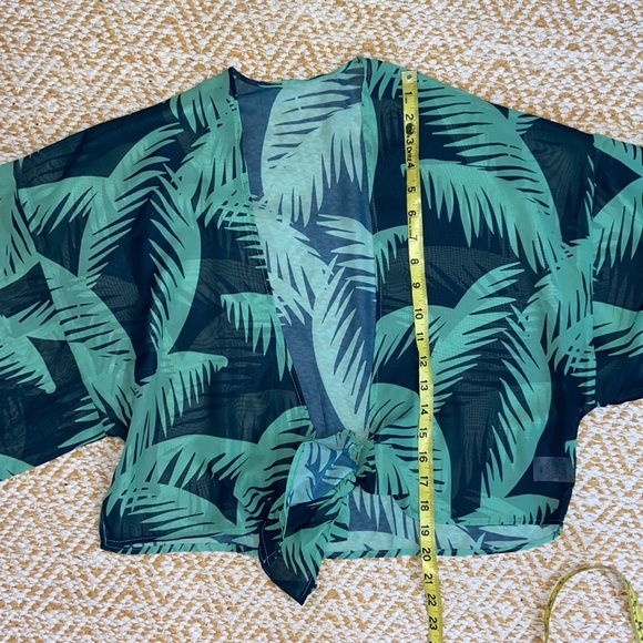 ⭐️$5 SALE⭐️must be bundled NWOT Sheer Tropical Swimsuit Cover - Picture 2 of 7